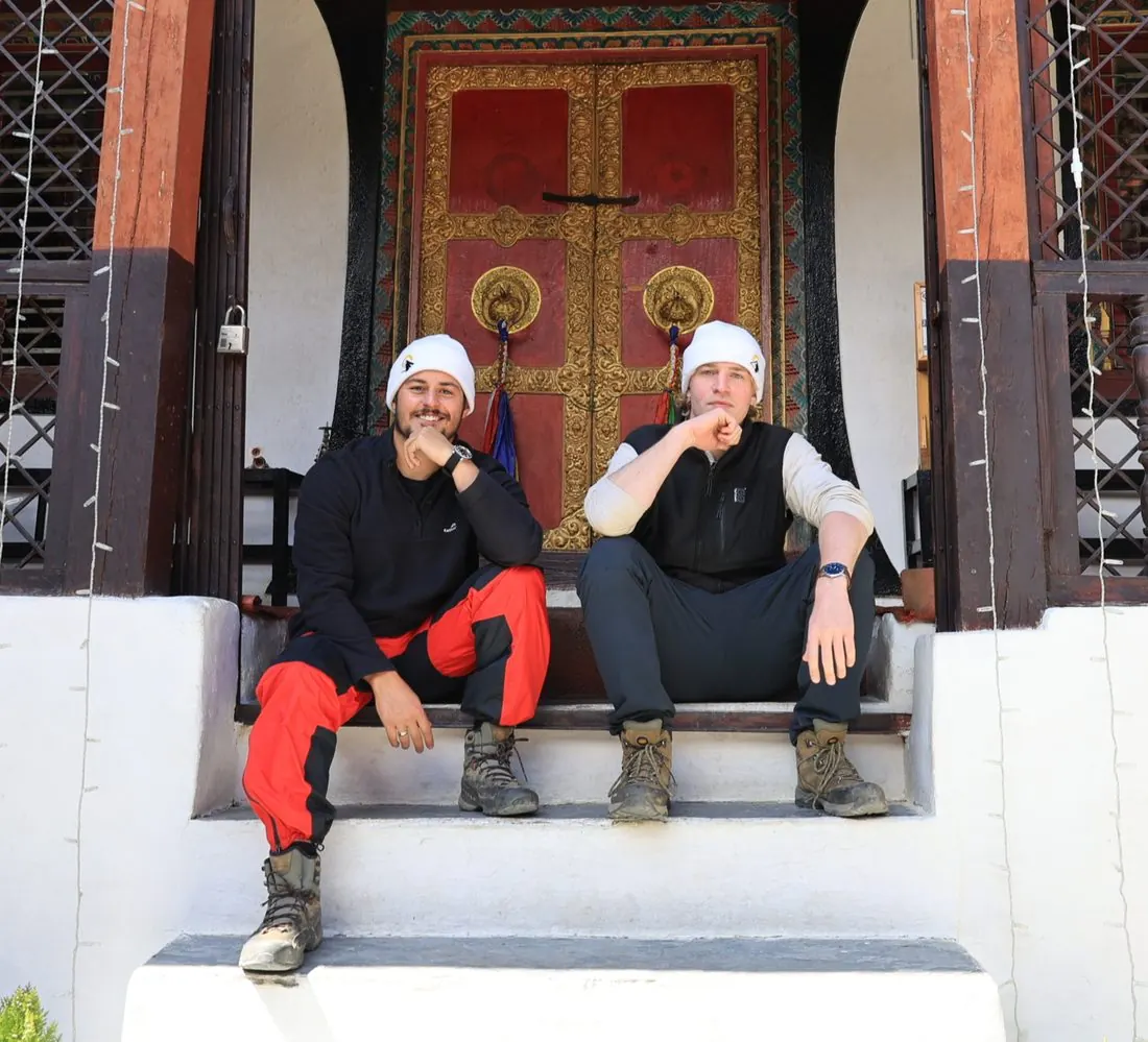 Reuben and Matt in Jomsom